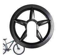 Chain Guard - Chain Stay Protector, Chainring Protector Cover | Black Sprocket Cranksets Bashguard, Chainstay Ring Guide, Chainwheel Protection Accessories for Mountain