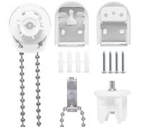 Chain Hoist Replacement Gear for 26 mm Roller Blind Shaft Repair Kit for Metal Blinds Roller Blind Carrier with Caps Complete Set of Poweka