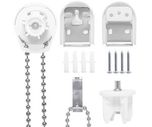 Chain Hoist Replacement Gear for 26 mm Roller Blind Shaft Repair Kit for Metal Blinds Roller Blind Carrier with Caps Complete Set of Poweka