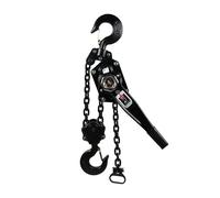Chain Hoist, Type 0.8-3.2 Ton 1.5-3 Meters Manual Hand Ratchet Winch, Lifting Crane Chain Block Lever Hoist(VA-Black,0.8Ton 1.5Meters)