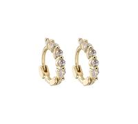 Chain Hoops Earrings Women's Stud Alloy Earrings Small Hoop Earrings Chic Earrings Delicate Temperament Travel Parties And Other Occasions To Wear Heart Hoops Earrings (B, One Size)