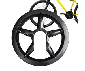 Chain Leaf Protection for Mountain Bikes - Heavy Duty Deck Protector | Scratch Resistant Chain Cover Heavy Duty Bike Accessories for Racing Bike, Trail Turnip