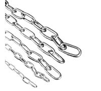 Chain Length 1.2-10MM Diameter Polished Welded SS304/316 Stainless Steel Long Short Link Chain for Lifting Binding(8mm Short Link,Stainless 316)