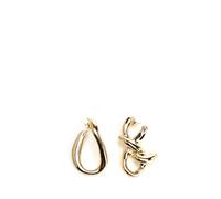 Chain Link Asymmetric Earrings in Metal - female - Givenchy - Earrings - Yellow - ONE SIZE - Accessories ONE SIZE