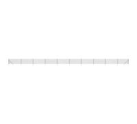 Chain Link Fence Outdoor Wire Mesh Fence with Spike Fence Panel Anchors vidaXL