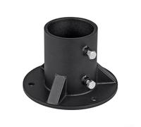 Chain Link Fence Post,Round Fence Post Base, For Metal Post With Floor Bracket, Mailbox Round Post Mount(78MM)
