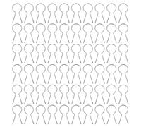 Chain Link Fence Ties - Heavy Duty Fixer High Strength Galvanized Steel Fasteners | Wire Fence Clips Versatile Steel Cable Fixer for Garden Park Yard Farm