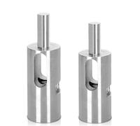 Chain Link Fence Twist Ties Tool for 9 Gauge+11 Gauge Drill Chuck, High-tensile Wire Fence Wire Twisting Tool, Easy Twist Ties Tool for Fixing Chain Link Fence and Loop Fences(2PCS)