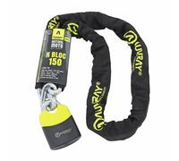 Chain lock Auvray K-block 1.50m link diameter 10mm with padlock 74x112mm