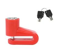 Chain Lock PVC Alloy Chain Lock Pole Runner Mounting Anti Theft Weatherproof Valve Motorbike Lock Security(Red)