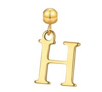 Chain Men Women Jewellery Letter A-Z Necklace For Women H