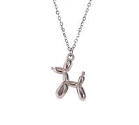 Chain Men Women Jewellery Three-Dimensional Pendant One Piece Necklace Woman Silver