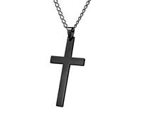 chain necklaces for men, christian necklace for men pendants for men anti-rust chain necklaces christian chain necklaces for men accessories rot-proof bible hip pop pendant for men, Se référer au
