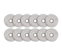 CHAIN PEAK (12 Pack) T30S Mop Pads for DEEBOT T30S/ T30S Combo/ T30 Omni/ X5 Pro Omni/ N30 Omni/ T30S AI/ X2 Omni X2 Pro/ X1 Omni/ X1 PRO Omni/ X1 PLUS T10 Omni/ T10 Turbo/ M12 Pro+ Mop Pad
