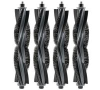 CHAIN PEAK (4 Pack) X2 Omni Roller Brushes for ECOVACS DEEBOT X2 Omni, X2 Pro, X2 Robotic Vacuum Cleaner, Main Brush Nylon Bristles, Roller Brush Replacement Parts, Roller Brush with Nylon Bristles