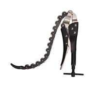 Chain Pipe Cutter Tool Non Slip Handle Exhaust Cutter Locking Chain Pliers Aluminum Alloy and Carbon Steel Exhaust Pipe Cutter Chain Specification: ≤ Approx. 80mm/3.15in