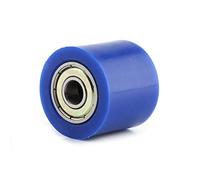 Chain Pulley Roller Slider Tensioner Wheel Guide Heavy Duty Bearings Ready to Use Premium Material for Dirt Pit Bikes Street Bikes Motorcycles ATV Off Road Vehicles Red Orange (Blue 8MM)