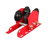 Chain Ratchet 0.5-1 Ton Miniature Electric Hoist Push-Type Monorail Trolley Mobile V-Groove I-Beam Traveling Skid engine crane(1T Hand push)