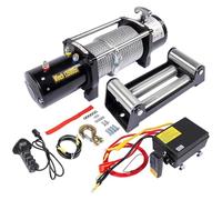 Chain Ratchet AP03 Electric Cable Winch 12V DC 13500lbs 6123kg 6.6hp Motor & Planetary Gearbox Lifting Tool