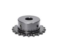 Chain Roller Sprocket ， Chain Drive Sprocket 04C 20-30 Teeth Bore 6-16mm Tooth Pitch 6.35mm 45 Steel(26 Teeth,16mm)