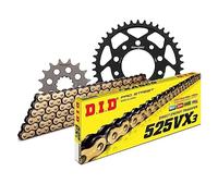 Chain set DID Stahl 525VX3 / 124 endless for Honda CRF Africa Twin 1100 A 1000/1110 ccm Bj. 2016-2020