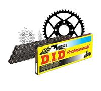 Chain Set DID Steel 520/110 Clip Lock for Honda XL V Varadero 125 cc Year 2001-2013