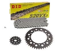 Chain Set Suitable for Yamaha YFM660R Raptor 01-05 Chain DID 520 VX3 92 Open 13/40
