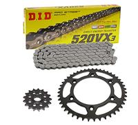 Chain Set VX2 Did Chain 520/114, open, Kawasaki KLE 650 Versys 15 15/18