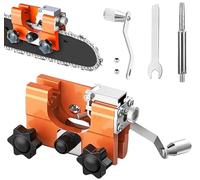 Chain Sharpener Manual Chainsaw Sharpener, Portable Chainsaw Sharpener, Chain Sharpener for Chainsaw, Manual Chain Sharpener, Portable Crank Sharpener, Chainsaw, Sharpener, Accessories