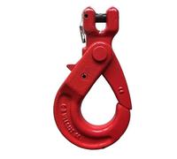 Chain Sling, 1.12Ton G80 Clevis Self-Locking Marine Hook, Industrial Grade Rigging Hardware Forged Alloy Steel,Boat Anchor Part