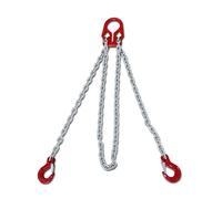 Chain Sling 6613 lbs 5/16 Inch x 10 Ft hain Slings for Engine Hoist 2 Legs Heavy Duty Lifting Chains with Adjustable Hooks for Industrial Engine Hoist【3ton】