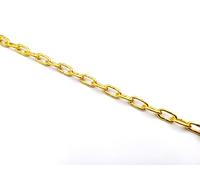 Chain Small Link 6kg Max Weight Loading - Choice of Finishes - Sold by The Metre - Please Check The Internal Link Dimensions in Listing to Ensure it is Suitable for Your Fittings (Brass)