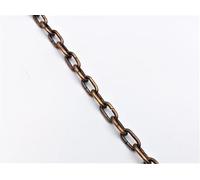 Chain Small Link 6kg Max Weight Loading - Choice of Finishes - Sold by The Metre - Please Check The Internal Link Dimensions in Listing to Ensure it is Suitable for Your Fittings (Antique Brass)