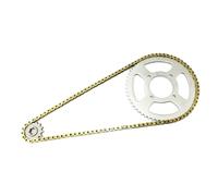 Chain & Sprockets Set Gearing Upgrade GOLD for Pulse Adrenaline 125 (Rear Disc)