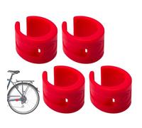 Chain Stay Guard Rubber - Bicycle Frame Protector, Anti Scratch Chain Cover | 4PCS Bicycle Chain Guard, Shock Absorbing Bicycle Guard, Fit, Soft Rubber Sleeve for Chain Protection