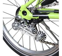 Chain Tensioner for BROMPTON Derailleur Rear Pulley 1-6 Speed Hub SILVER