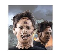 Chain The Texas Saw Massacre Mask Cos Latex Face Prop Halloween Accessory Gift
