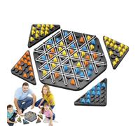 Chain Triangles Game - Strategic Board Games | Portable Puzzle Toy for Classroom Learning Children's Parties Competitive Play Family Night