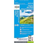 IGN Chaîne Des Puys / Pnr Des Volcans D'Auvergne One Size