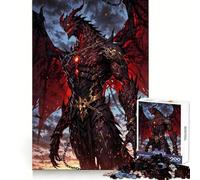 Chained Inferno Dragon Lord Adult Jigsaw1000 Pieces Thought Challenge Slow Leisure Cut Precisely Thoughtful Gift (38x52cm)
