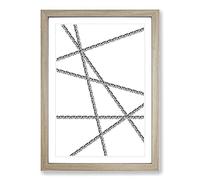 Chained Melody Framed Print | A2 Oak Framed Wall Art | Ready to Hang | Modern Nature Picture | Living Room Bedroom Lounge Office