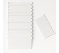 Chainless Vertical Blind Bottom Weights - UV-Coated Plastic Slat Weights, Pet Friendly Replacement Slat Weight for Home Office (20, 89mm)