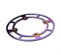 Chainring and Sprocket Guard for Mountain Bikes, 104BCD Mounting Pattern Aluminum Alloy Crankset Protector with Anti Wear and Oil Resistant Features (Colors)