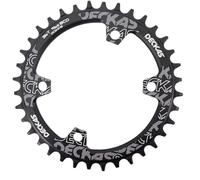 Chainring Bicycle Chain Ring 96BCD Asymmetrical Narrow Wide 36T 34T Chainring for Road Bike Mountain Bike Compatible for Shimano M9000 M5100 Includes Chainring Bolts High Performance Bike Chainring Ch