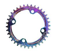 Chainring Chainring 104BCD Round 30t 32t 34t 36t 38t 40t 42t 44t 46t 48t 50t 52t Tooth Single Tooth Plate MTB Mountain Bike 104 BCD Chainrings For Bikes(52,Oil slick)