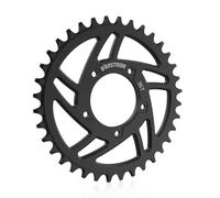 Chainring for BAFANG Mid Motor 36T Sprocket for BBS02B BBS01B Mid Drive Kit,Black Aluminum Alloy Chain Wheel for BAFANG 250W/500W/750W Electric Bike Conversion Kits