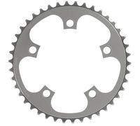 Chainring single 42 silver, Ø 130 outside/inside T.A.