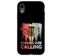 Chains Are Calling Disc Golf Frisbee Frolf Flying Disc Sport Case for iPhone XR