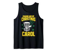 Chains are My Christmas Carol Disc Golf Tank Top