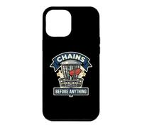 Chains Before Anything Funny Disc Golf Basket Frisbee Sport Case for iPhone 12 Pro Max
